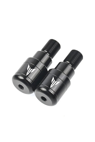 Choice7 Black A Motorcycle Bar End Caps CNC Handlebar Grips For Yamaha MT07 M...