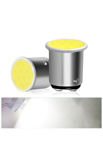 Choice9 2pcs 1157 bay15d white 2/10/20/50pcs Powerful COB LED Small Bulbs 115...