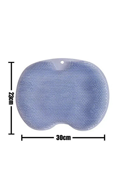 choice2 blue mat Exfoliating Foot Brush and Back Scrubber Anti-Slip Suction C...