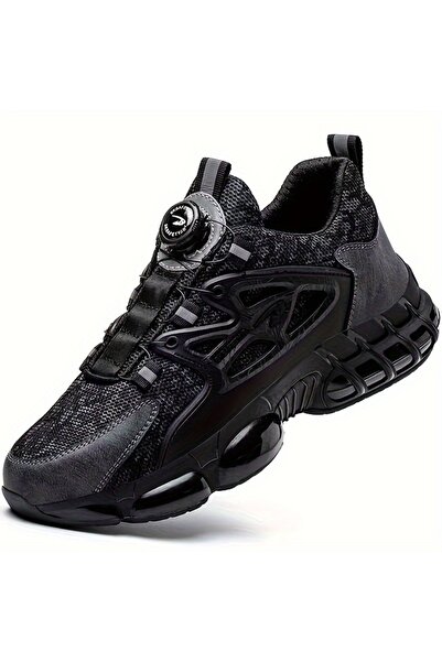 Choice 41 678 Rotating Button Safety Shoes Men Steel Toe Sneaker Air Cushion ...
