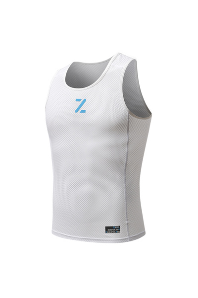 Choice14 M White Men Cycling Vest Base Layer Summer Bicycle Clothing Jersey S...