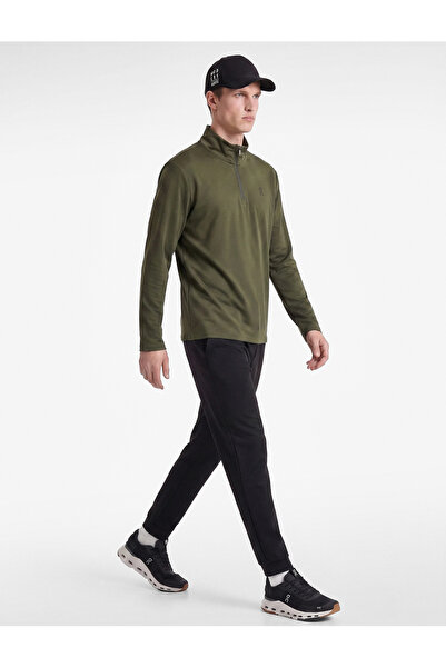 Koton Regular Fit Long Sleeve High Collar Half Zipper Sports Sweatshirt