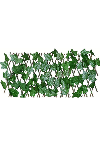 Choice 1PC Simulation Fence Telescopic Fence Fake Flowers Green Leaves Artifi...