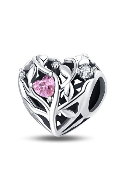 Choice5 PAC819 Classic Silver Plated Lotus Guardian Angel Heart-Shaped Zircon...