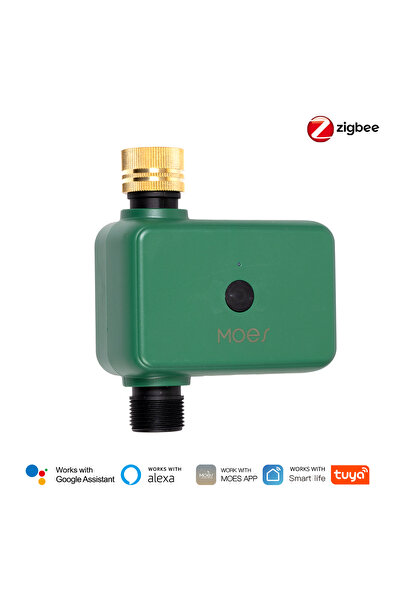 Choice1 MOES 1 outlet MOES Tuya ZigBee 1-2Way Water Timer Garden Sprinkler Fi...