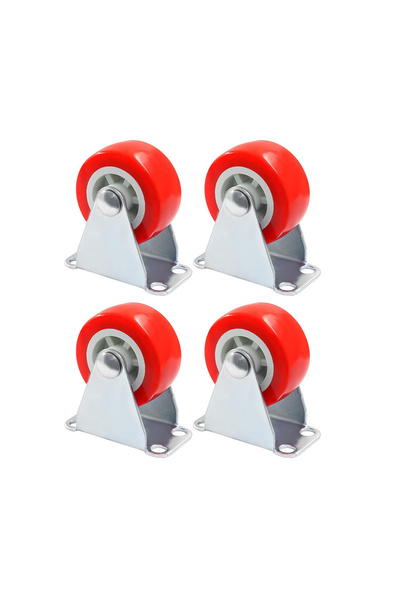 Choice Fixed wheel-4PCS 1.5 Inch Furniture Caster Wheel, Rotatable Smooth Whe...