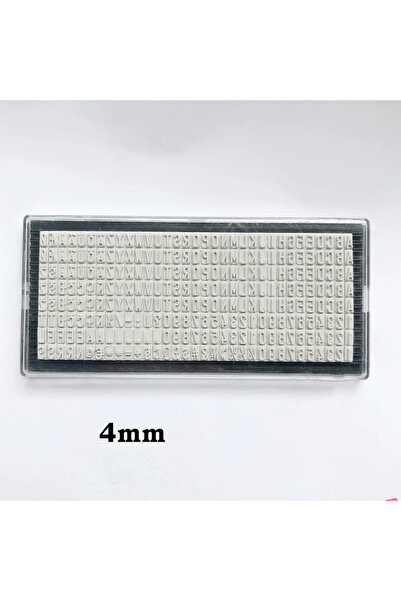 Choice1 1pc 4mm 1Pc 3mm 4mm 6 4mm Custom Stamp Letters Plate Personalized Nam...
