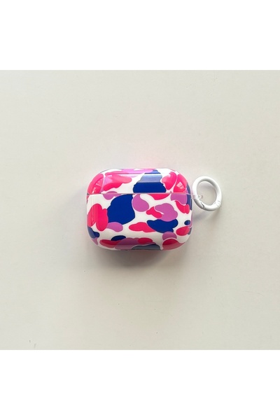 Choice16 For AirPods Pro 3 CORAL Fashion Creative Personality Colorful Camouf...
