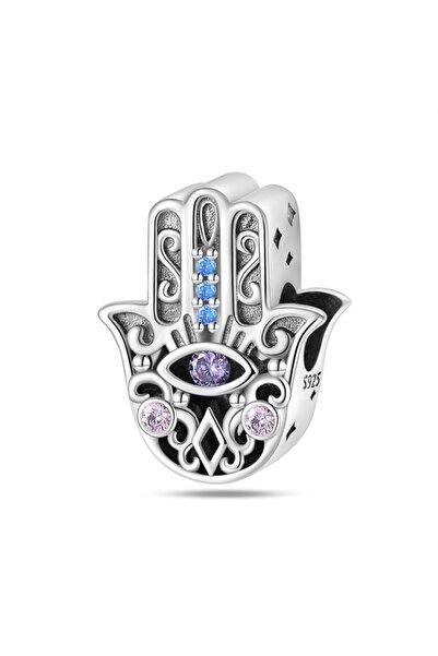 Choice18 PAC950 Classic Silver Plated Lotus Guardian Angel Heart-Shaped Zirco...