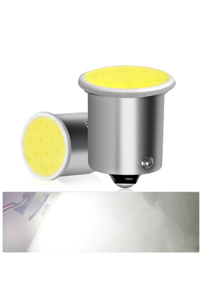 Choice18 10pcs ba15s p21w white 2/10/20/50pcs Powerful COB LED Small Bulbs 11...
