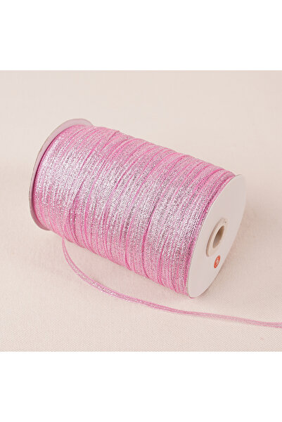Choice 3mm Glitter pink 10meters 3mm Gold Silver Glitter Silk Satin Ribbon Pa...