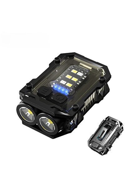 Choice1 1PC B 500mAh BALDR 180° Rotatable LED Flashlight Keychain Light 20W 5...