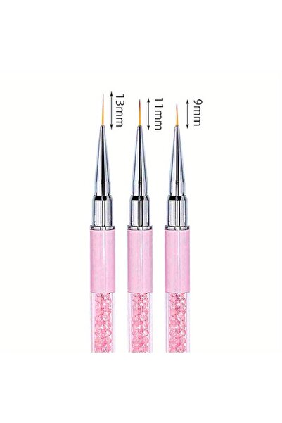 Choice9 style10 5/7/9/11/13/15mm Nails Art Brush Lines Stripe Flower Painting...