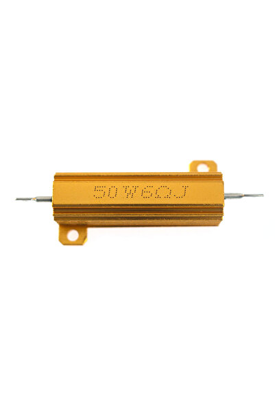 choice2 50W-6R 2PCS RX24 Aluminum Power Resistor 100W 50W 25W 10W 0.1~1Kohm M...