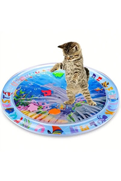 Choice 1pc random pattern cat play mat, cat boredom relief PVC mat, cat toy, ...