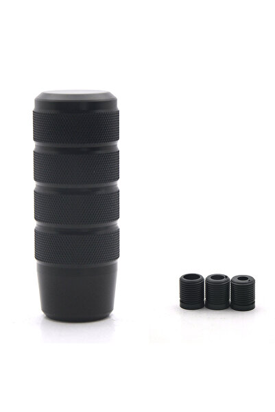 choice2 Black Universal 95MM Non-Slip Gear Shift Knob Manual Transmission Alu...