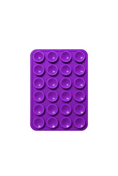 Choice1 PURPLE Double Side Silicone Suction Pad For Mobile Phone Fixture Suct...