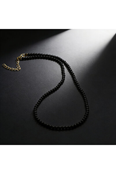 choice2 Onyx Stylish 4mm Beads Men Necklace Healing 7 Colors Available Adjust...