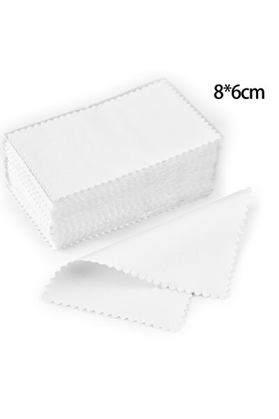 Choice1 A08(50pcs 8X6cm) 50pcs 10x6.3cm/8x6cm Silver Polish Cleaner Wipe Clot...