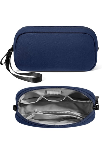 Choice Blue Electronics Organizer Travel Case Water Resistant Travel Bag Cabl...