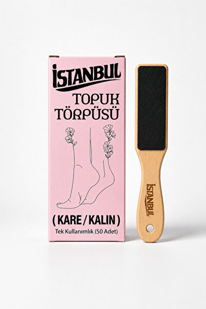 Özgür Tasarım & Kozmetik İstanbul Serisi Tek Kullanımlık Kare Topuk Törpüsü Y...