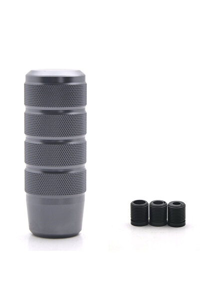 Choice6 Gray Universal 95MM Non-Slip Gear Shift Knob Manual Transmission Alum...