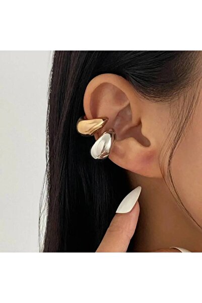 Choice Mixed Color IngeSight.Z Punk Unique C-Shaped Metal Water Drop Cartilag...