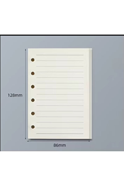 Choice A7 line0A 45 Sheets A5 A6 A7 Loose Leaf Notebook Refill Spiral Binder ...