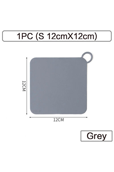 choice2 Grey12x12cm Silicone Floor Drain Deodorant Cover Bathroom Deodorant I...
