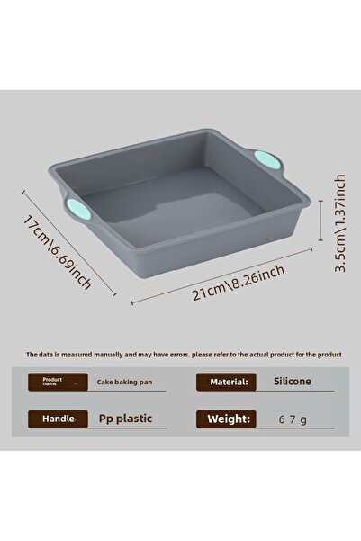 Choice6 3 High-temperature resistant silicone cake mold, chiffon cookie, toas...