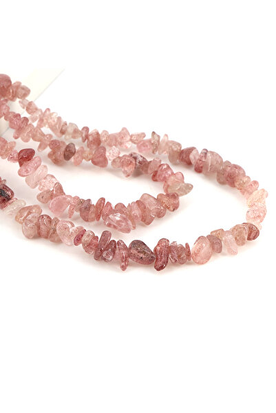 CHOICE100 32 inches (5-8mm) Strawberry Quartz 3-5mm/5-8mm Natural Garnet Amet...