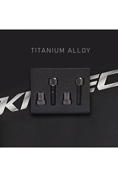 Choice M5-18mm Black KRSEC Titanium Alloy TC4 Stem Bolts M5x18mm Bicycle Hand...