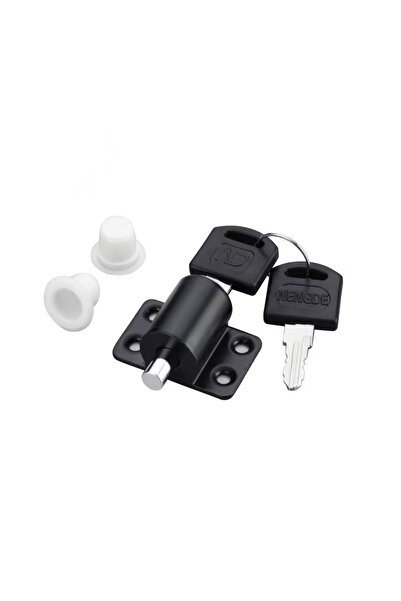 Choice1 black 2 Keys, 1 Set of Sliding Door and Window Locks with Safety Prot...