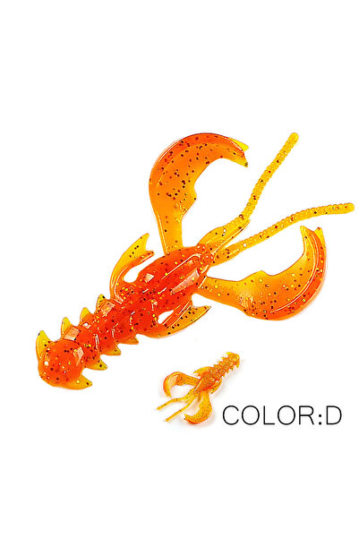 Choice 65mm 10pcs 1.36g D Supercontinent CRAZY 65mm/40mm Lobster Soft Lure Fi...