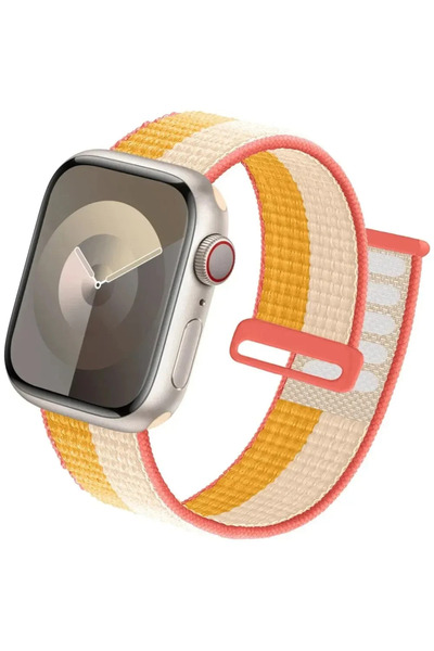 Choice86 42mm-44mm-45mm-49mm maize white 99 Nylon loop Strap For Watch Bands ...
