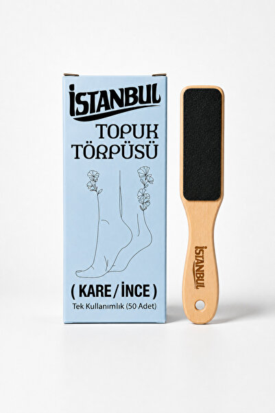 Özgür Tasarım & Kozmetik İstanbul Serisi Tek Kullanımlık Kare Topuk Törpüsü Y...
