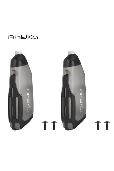 Choice Gray 2 Sets AhyKa Bicycle 600ml Aerodynamic Water Bottle Bracket Set O...