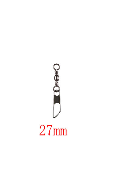 Choice 27mm 50PCS Durable Stainless Steel Swivel Solid Rings Fishing Pin Line...