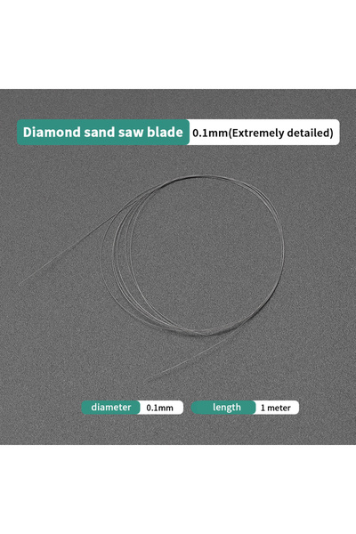 Choice7 A1 Superfine Diamond Cutting Wire 1m DIY Tool Coping Saw Blades Jade ...