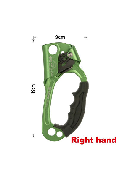 Choice جهاز صعود يدوي احترافي لتسلق الصخور في الهواء الطلق من Right-Green SRT...