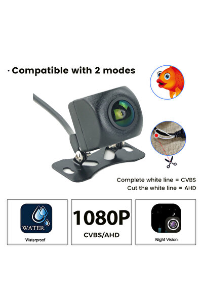 Choice1 كاميرا خلفية للسيارة CAM1080P-CVBS Navifly عالمية عالية الدقة 720P 10...