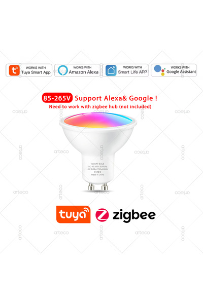 Choice 5W Yes 1Pcs Bulb 85-265V Zigbee GU10 Tuya GU10 LED Bulbs WiFi Zigbee B...