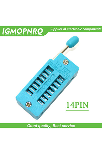 Choice6 14P 1pcs IC lock seat zif socket Test Universal zif sockets 14Pin/16P...