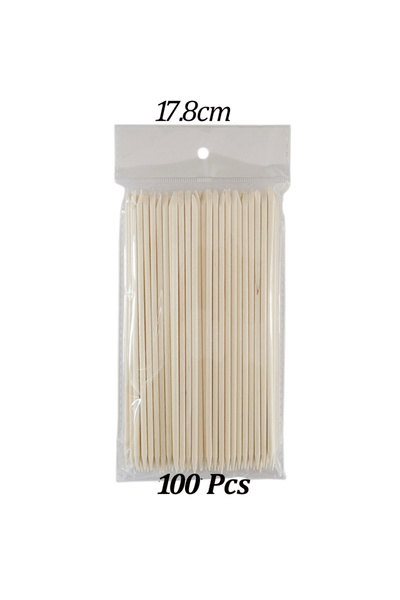 Choice6 178mm 500/200/100 Wood Cuticle Pusher Sticks 63/75/95/105/127/150/178...