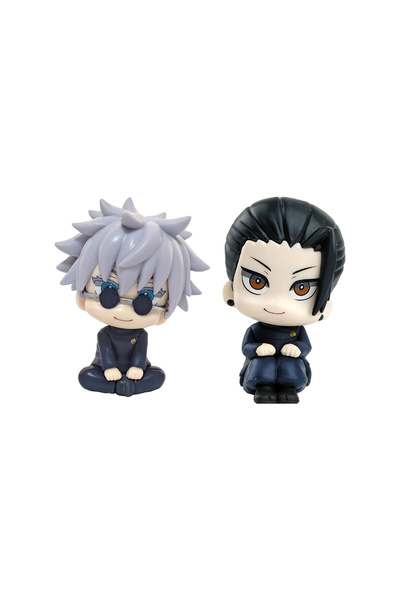 Choice6 Bandai 2PCS Anime Cute Fushiguro Toji Jujutsu Kaisen Figure Gojo Sato...