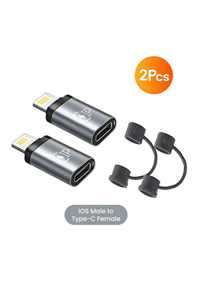 Choice قطعتان من محول ذكر ios لأنثى IOS إلى ذكر USB C من النوع C إلى iPhone م...