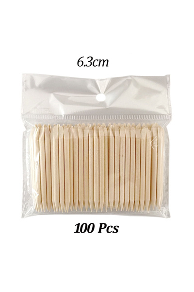 Choice5 63mm 500/200/100 Wood Cuticle Pusher Sticks 63/75/95/105/127/150/178M...
