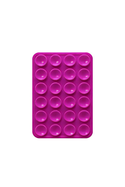 Choice3 Dark Pink Double Side Silicone Suction Pad For Mobile Phone Fixture S...