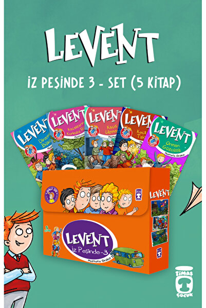 Timaş Çocuk Levent İz Peşinde 3 - Set (5 Kitap)