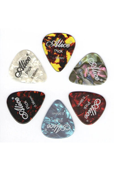 choice2 6 PCS 0.96mm Alice Guitar Picks 6pcs Celluloid Mediator Thickness 0.4...